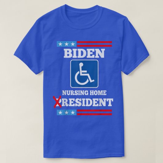 T-shirt Biden Nurse Résident Funny Anti Joe Biden R (Design devant)