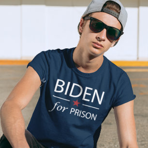 T-shirt Biden Pour Prison   Anti Joe Biden   Slogan   Chan