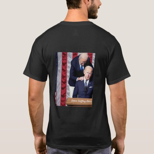 T-shirt Biden Sniffer Biden Le Creeper (Dos)