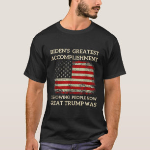 T-shirt Bidens Amusants Plus Grande Réussite Montre