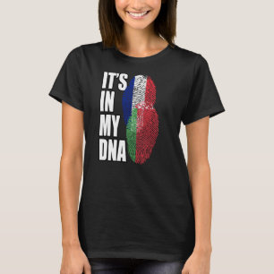 T-shirt Biélorusse Et Français Mélangent L'ADN Patrimoine 