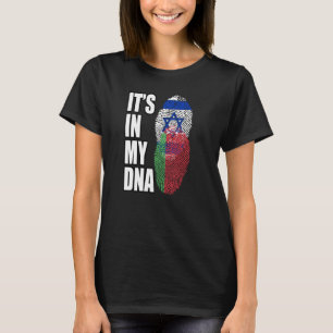 T-shirt Biélorusse Et Israël Mélangent L'ADN Patrimoine Du
