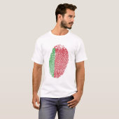 T-shirt Biélorussie Drapeau Empreinte Pays Fierté (Devant entier)