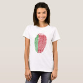 T-shirt Biélorussie Drapeau Empreinte Pays Fierté (Devant entier)