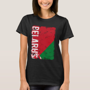 T-shirt Biélorussie Fierté du drapeau biélorusse racines p