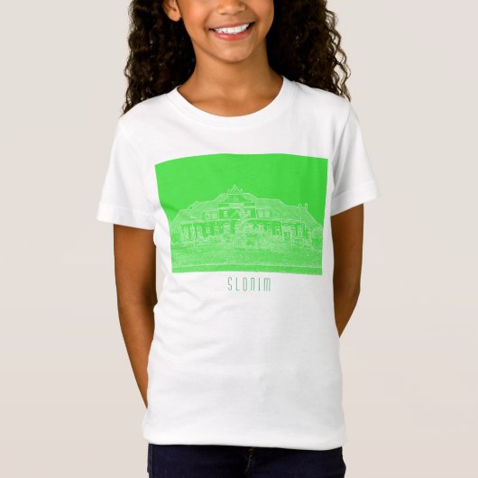 T-Shirt Biélorussie Slonim Gare Architecture Sketch (Devant)