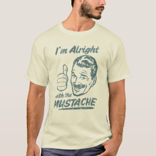 T-shirt Bien avec la chemise de moustache