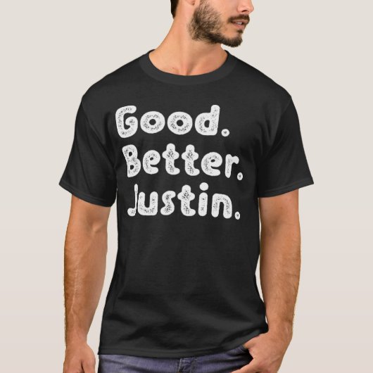 T-shirt Bien mieux Justin (Devant)