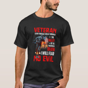 T-shirt Bien Que Je Traverse La Vete Militaire De La Vallé