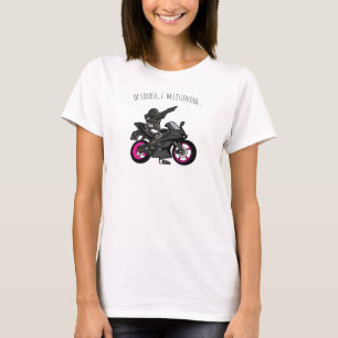 T-shirt Bien sûr, j'écoute... Drôle de moto