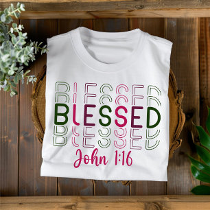 T-shirt Bienheureuse chrétienne de Noël
