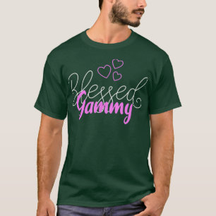 T-shirt Bienheureux Gammy Fière Grand-Mère Citation Amour
