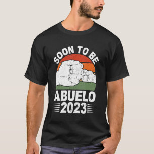 T-shirt Bientôt Être Abuelo 2023 Promu Au Père Grand-Père