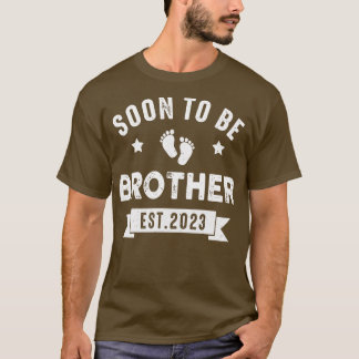 T-shirt Bientôt Être Frère 2023 Première Fois Big Brother