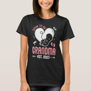 T-shirt Bientôt Être Grand-Mère 2023, Révélation De Bébé, 