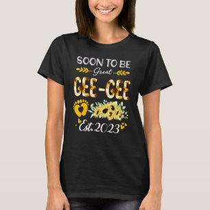 T-shirt Bientôt être Great Gee Gee 2023 Sunflower Mother's