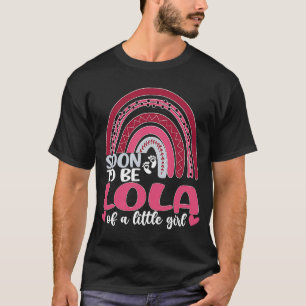 T-shirt Bientôt Être Lola D'Une Fille Promue À Lola Future