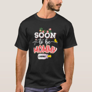 T-shirt Bientôt être maman 2022 Fête des Mères première fo