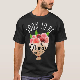 T-shirt Bientôt Être Nana Est 2020 Nouvelle grand-mère