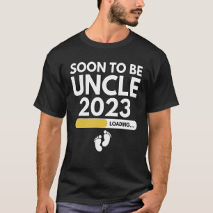 T-shirt Bientôt Être Oncle Est 2023 Chargement de la révél