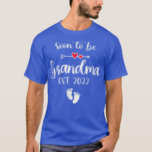 T-shirt Bientôt Grand-mère 2022 Fête des Mères pour le nou