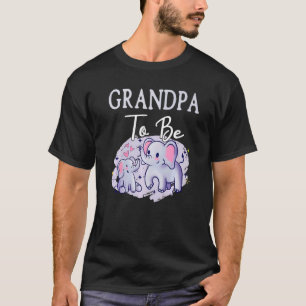 T-shirt Bientôt Grand-Père Sera Éléphant Pour Gende Baby s