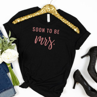 T-shirt Bientôt Mme Bachelorette Mariée