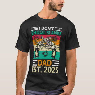 T-shirt Bientôt papa, JE NE TIRE PAS DE COUP DE FEU À PÈRE