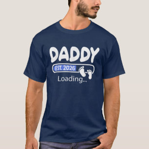 T-shirt Bientôt To Be Daddy est. 2026 Drôle papa