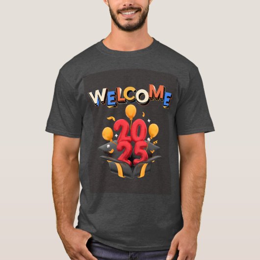 T-shirt Bienvenue 2025 (Devant)