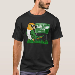 T-shirt Bienvenue à Bad Bird City I Blanc ventre Caique