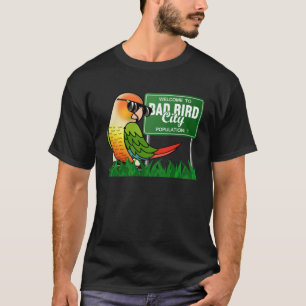 T-shirt Bienvenue À Bad Bird City I Green Cheek Pineappy C