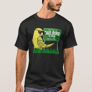 T-shirt Bienvenue à Bad Bird City I Parrotlet Jaune