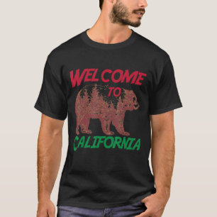 T-shirt bienvenue à California Bear Republic Vintage Tee