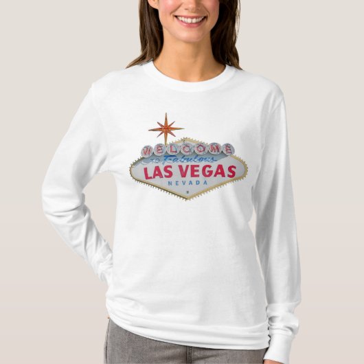 T-shirt Bienvenue à Fabulous Las Vegas Long Sleeve Tee (Devant)