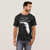 T-shirt Bienvenue à GUNSHINE State Florida (Devant entier)