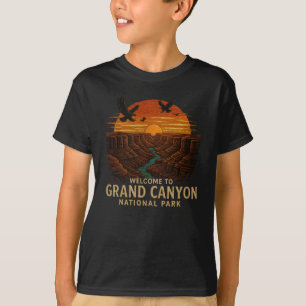T-shirt Bienvenue à la broderie Grand Canyon National USA