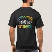 T-shirt Bienvenue À L'École (Dos)