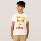 T-shirt bienvenue à l'école (Devant entier)