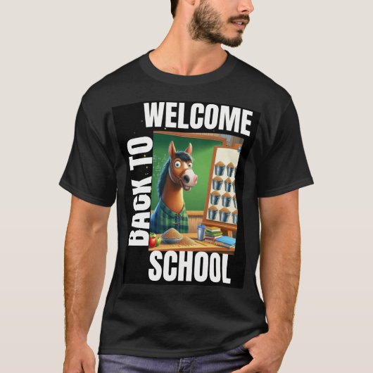 T-shirt Bienvenue À L'École (Devant)