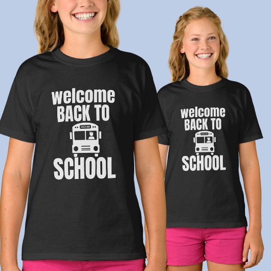 T-shirt Bienvenue à l'école