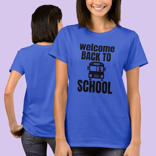 T-shirt Bienvenue à l'école