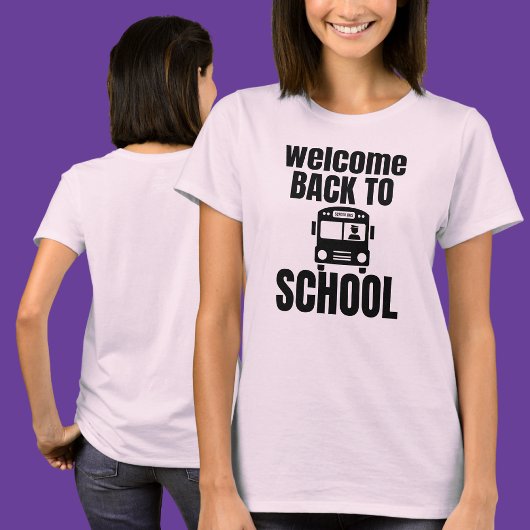 T-shirt Bienvenue à l'école