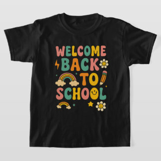 T-shirt Bienvenue À L'École Enfants Tee