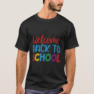 T-shirt Bienvenue À L'École Étudiants