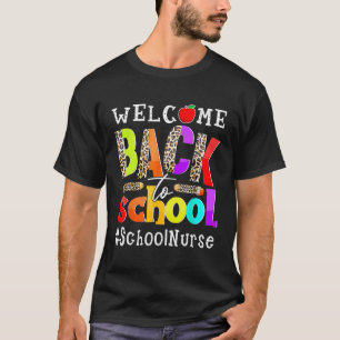 T-shirt Bienvenue À L'École Infirmière Premier Jour De L'É
