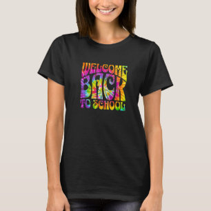 T-shirt Bienvenue À L'École les années 70 Professeur Rainb