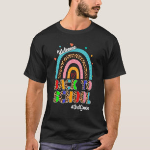 T-shirt Bienvenue à l'école Maternelle Professeur Arc-en-C