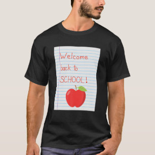 T-shirt Bienvenue À L'École Pour Enseignants