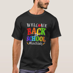T-shirt Bienvenue À L'École Premier Jour De L'École Déjeun